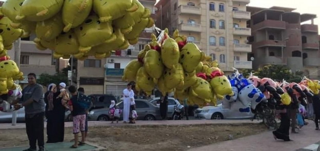 تجهيز ساحات صلاة عيد الفطر في بورسعيد