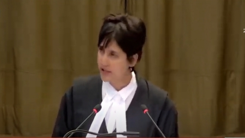 ممثل جنوب أفريقيا أمام محكمة العدل الدولية