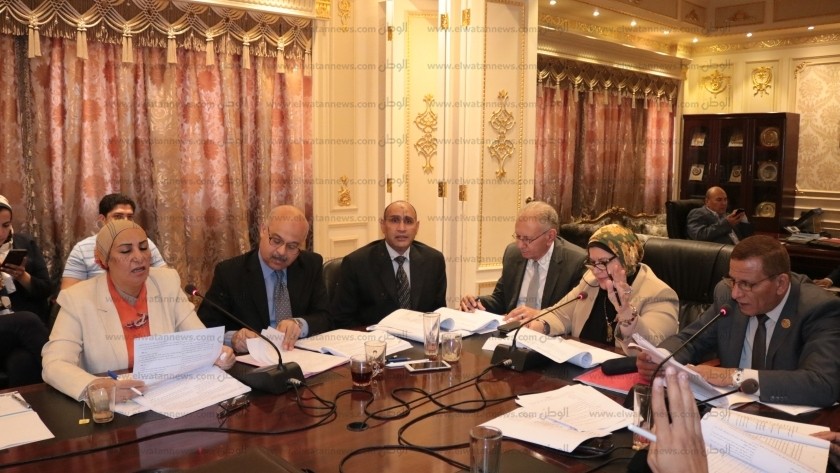 لجنة «القوى العاملة» فى البرلمان خلال اجتماعها