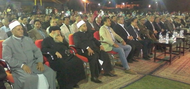 محافظ الوادي الجديد يشهد احتفالات المحافظة بفوز السيسي