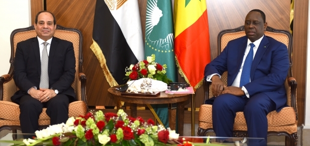 الرئيسان المصري والسنغالي