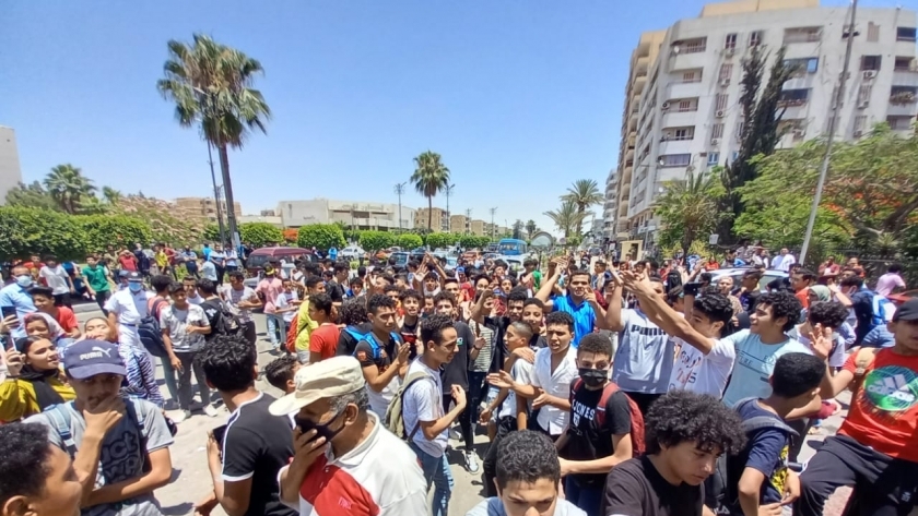 احتجاجات طلاب الإعدادية في الإسماعيلية