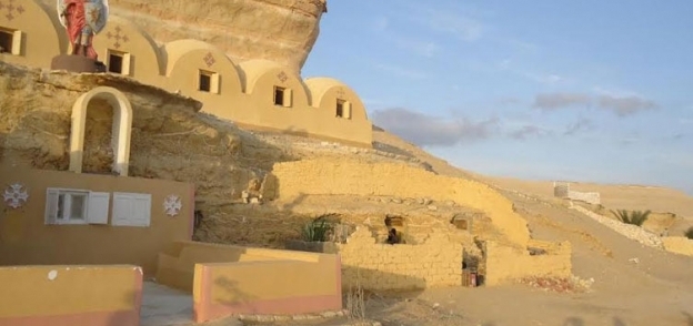 صورة أرشيفية-الدير المنحوت بالفيوم