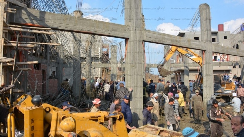 انهيار سقف مسجد بالدقهلية