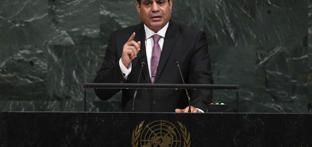 الرئيس عبدالفتاح السيسى خلال إلقاء كلمته فى «الأمم المتحدة» العام الماضى