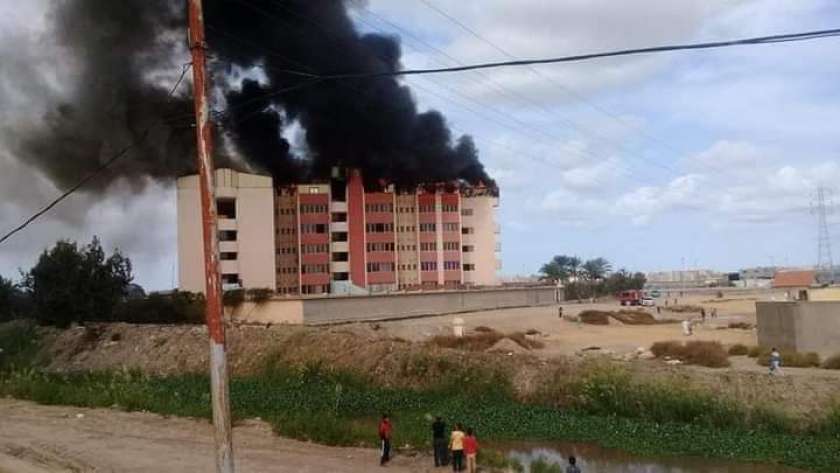 حريق داخل مدرسة خاصة في الإسكندرية والحماية المدنية تسيطر