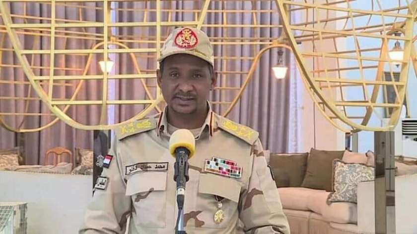 النائب الأول لرئيس مجلس السيادة السوداني الفريق أول محمد حمدان دقلو