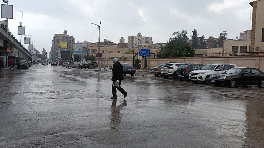 أمطار على مدن ومراكز محافظة الغربية