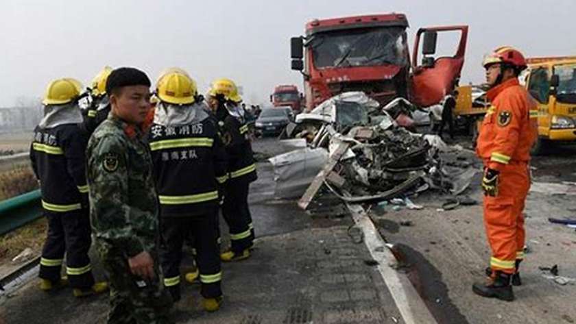 حادث مروري شرق الصين