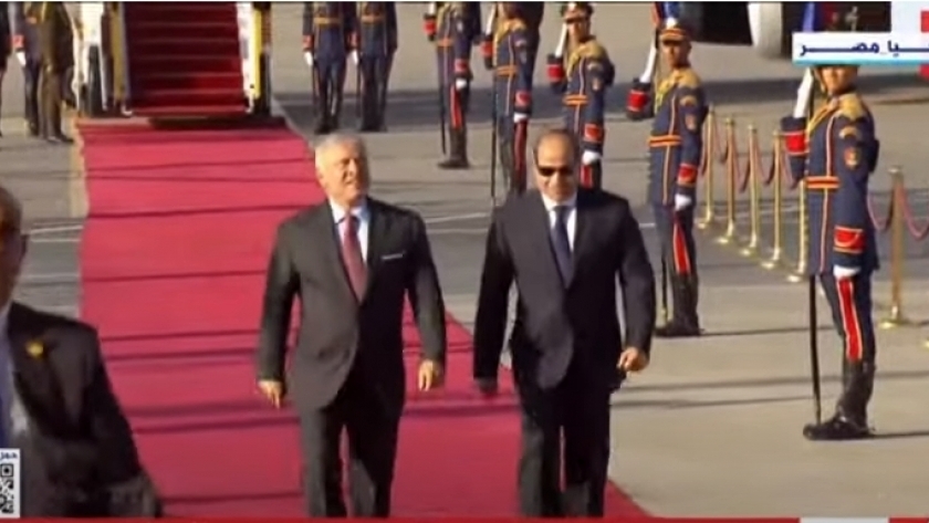 الرئيس السيسي وملك الأردن