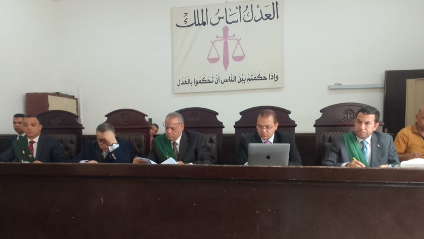 محكمة جنايات الفيوم برئاسة المستشار أيمن ممدوح أحمد
