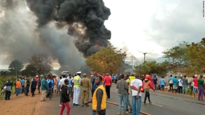 انفجار ناقلة وقود بتنزانيا