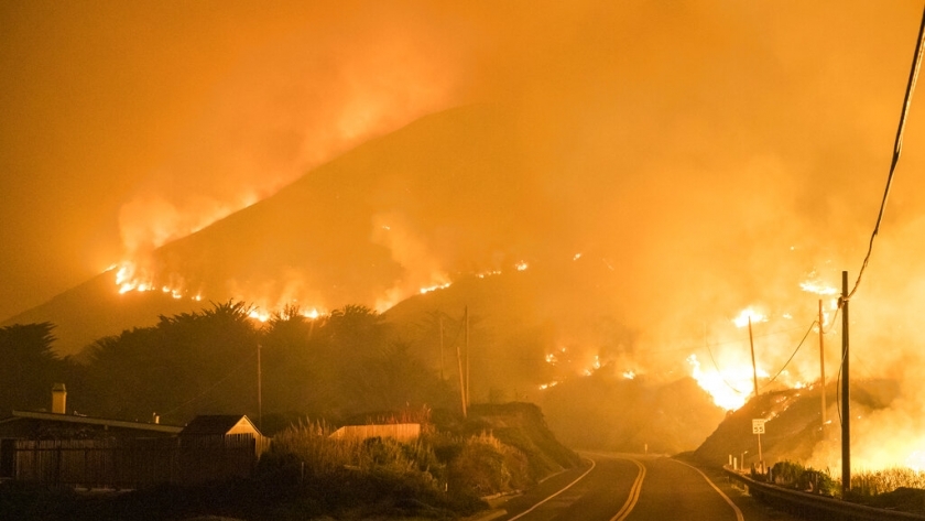 حرائق الغابات بـ كاليفورنيا