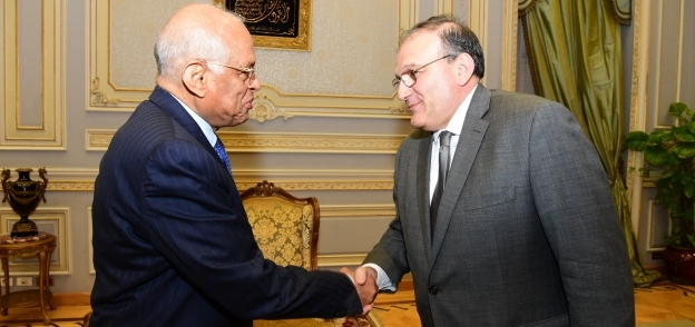 بالصور| "عبدالعال" يستقبل سفير أرمينيا بالقاهرة