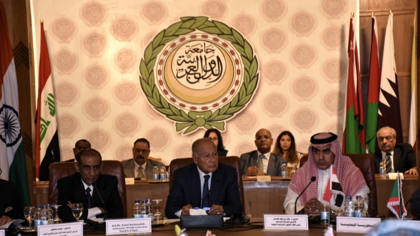 احدي جلسات جامعة الدول العربية