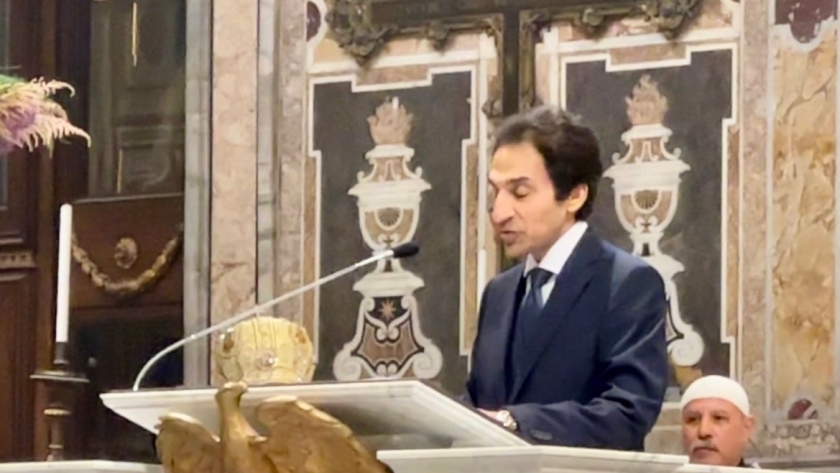 السفير بسام راضي السفير المصري في روما