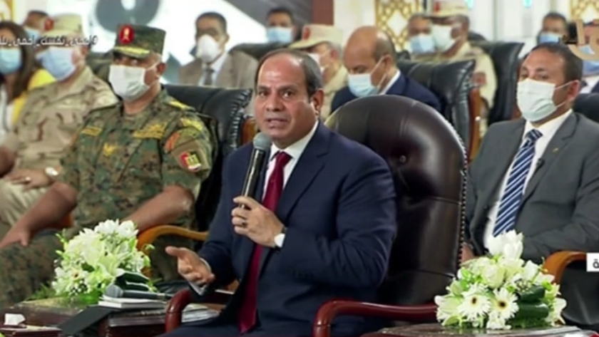 خطاب الرئيس السيسي خلال حفل افتتاح مشروعات قومية بالأسكندرية
