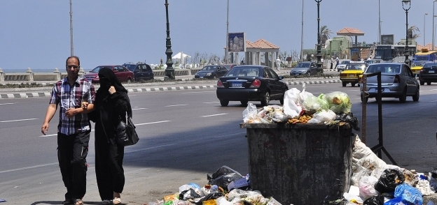 القمامة فى الإسكندرية
