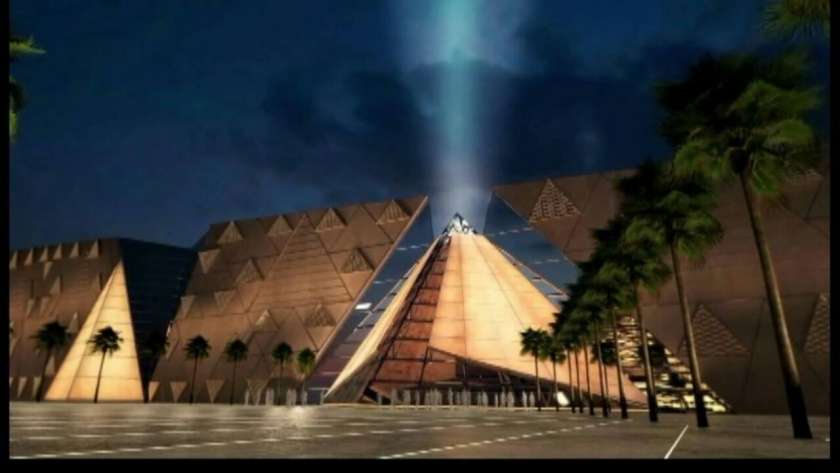 مجسم المتحف المصرى الكبير