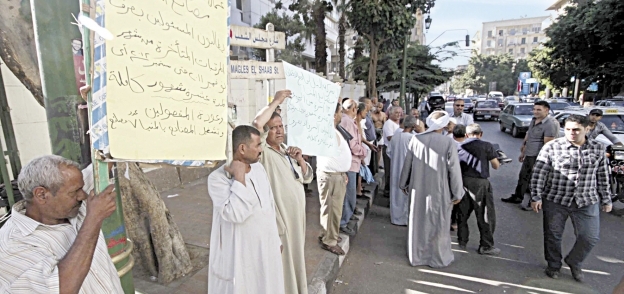 عمال النيل للأقطان فى وقفة احتجاجية سابقة