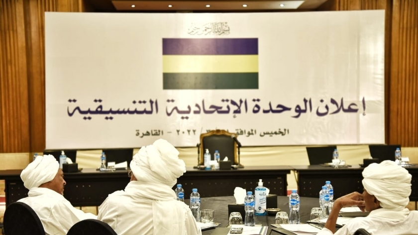 جانب من مؤتمر إعلان الوحدة الاتحادية التنسيقية السودانية