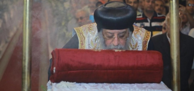 بالصور| البابا يحتفل بعيد استشهاد "مارمرقس" مؤسس الكنيسة بالإسكندرية