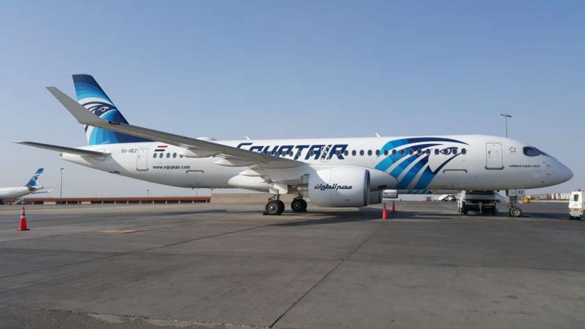 إحدى طائرات شركة «مصر للطيران»