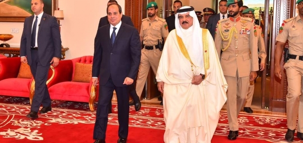 استقبال الرئيس في البحرين
