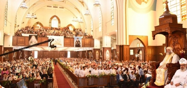 بالصور| البابا يصلي قداس ختام احتفالات اليوبيل الذهبي لعذراء الزيتون