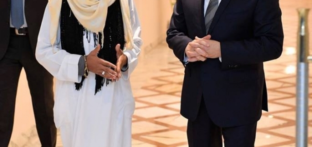 لقاءء الرئيس عبدالفتاح السيسي بالمواطنة مروة العبد