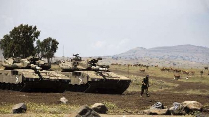 دبابات إسرائيلية في الجولان