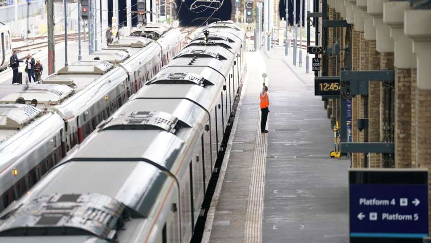 إضراب سائقو القطارات في بريطانيا- تعبيرية