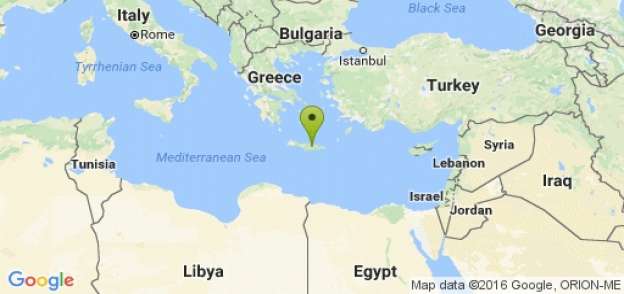 مرصد الزلازل: زلزال بقوة 4.3 ريختر بجزيرة كريت