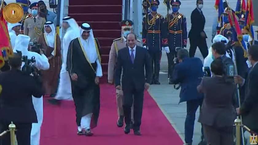 زيارة أمير قطر الشيخ تميم بن حمد لمصر