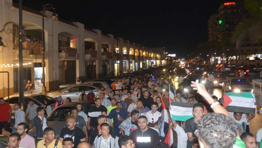 مظاهرات حزب حماة الوطن ببورسعيد 