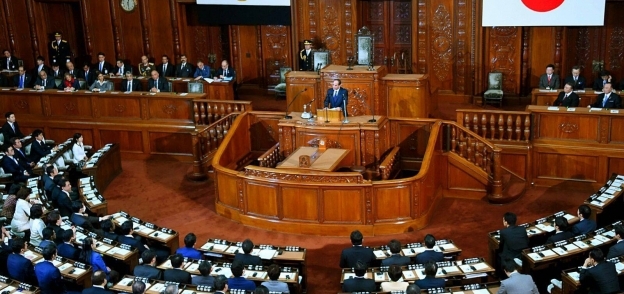 الرئيس عبدالفتاح السيسي خلال كلمته البرلمان الياباني