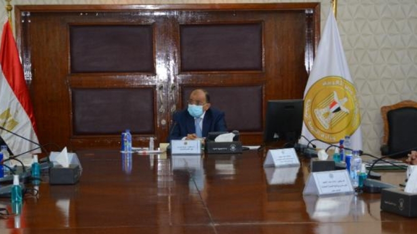 اجتماع وزير التنمية المحلية مع ممثل البنك الدولى