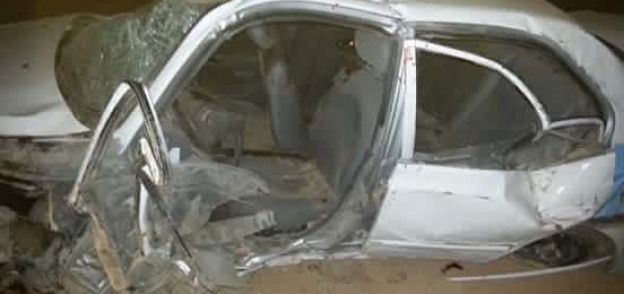 السيارة التاكسى بعد وقوع الحادث