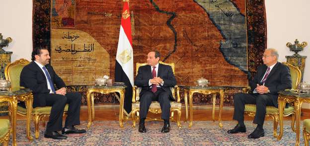 الرئيس عبد الفتاح السيسي يلتقى سعد الحريرى