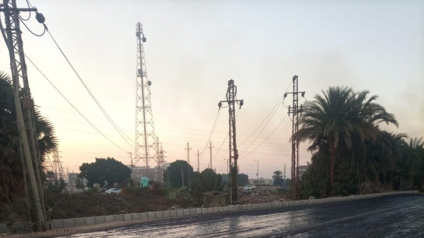 رصف شوارع مدينة إسنا