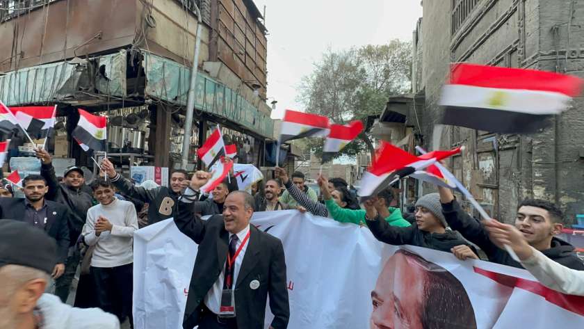 احتفالات المصريين بالانتخابات الرئاسية
