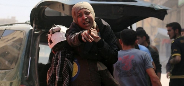 أحد ضحايا قصف حلب
