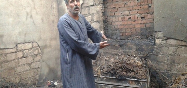 بالصور| "الوطن" ترصد آثار حريق 10 منازل انتقاما لمقتل سيدة بالشرقية