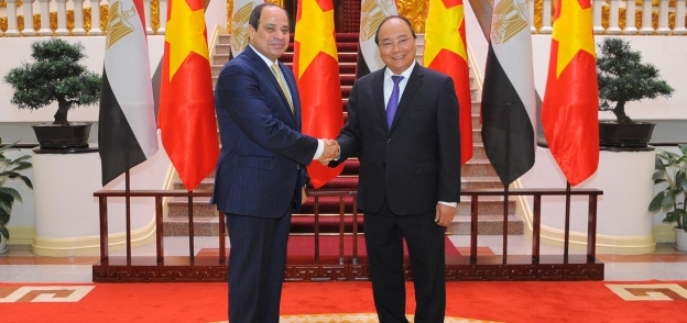 السيسي يلتقي رئيس وزراء فيتنام