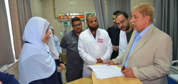 محافظ الإسماعيلية يتفقد مستشفى الصدر بعد أنتهاء أعمال التطوير.