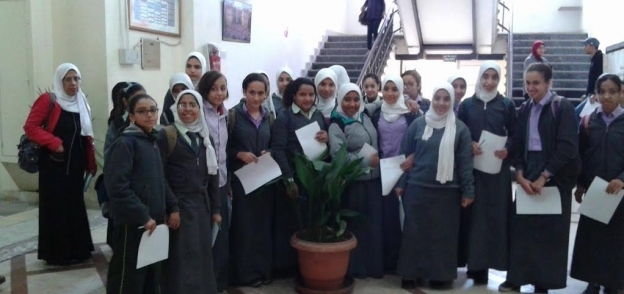 زيارة مدرسة توفيق الحكيم الإعدادية بنات لعلوم الإسكندرية