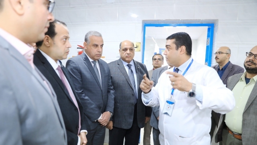 افتتاح الوحدة بمستشفى حميات سوهاج