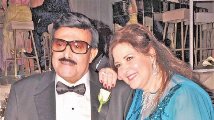 الفنانة دلال عبدالعزيز وزوجها الراحل الفنان سمير غانم