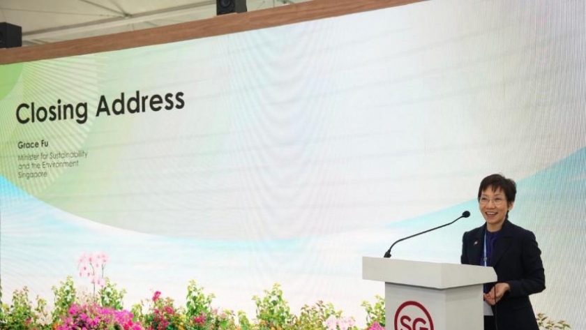 غريس فو وزيرة الاستدامة والبيئة في سنغافورة