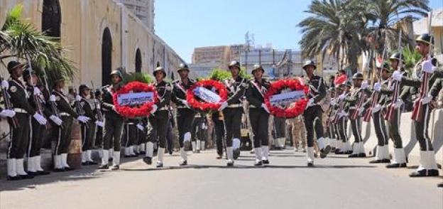 بالصور| تشييع جنازة المقدم شريف محمد عمر في الإسكندرية